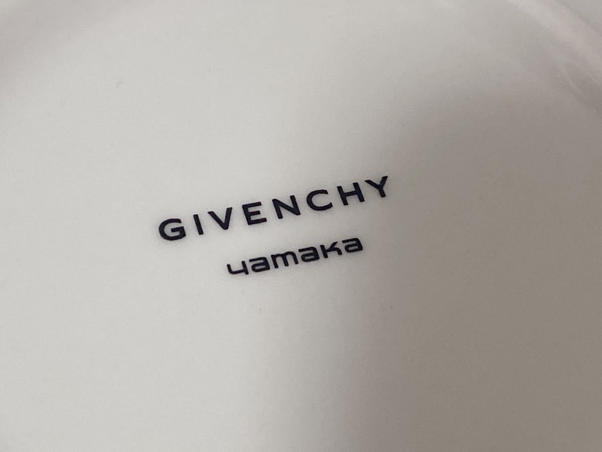 GIVENCHY yamaka 皿 まとめ 6皿セット 大1 小5 縦横約21㎝ 13.5㎝ ジバンシィ ブランド食器の画像5