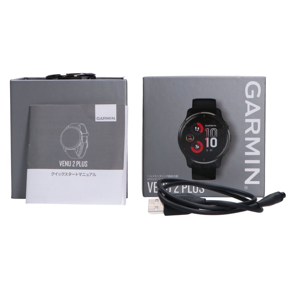 2022新作モデル GARMIN ガーミン Venu 2 Plus Black Slate kids-nurie.com