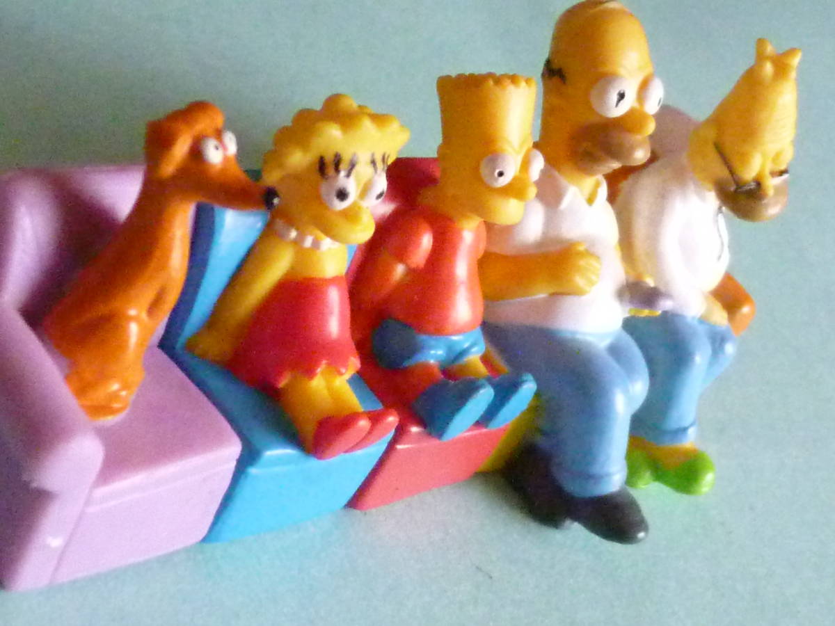  Vintage Simpson zSIMPSONS Family Mini .chua диван комплект фигурка редкий товар редкость 