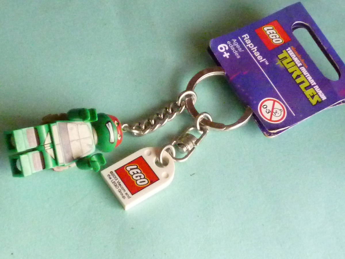 LEGO Lego turtle. hero Mu Tanto *ta-toruz rough .ero mini figure key holder red hachimaki rare goods super popular Mini fig