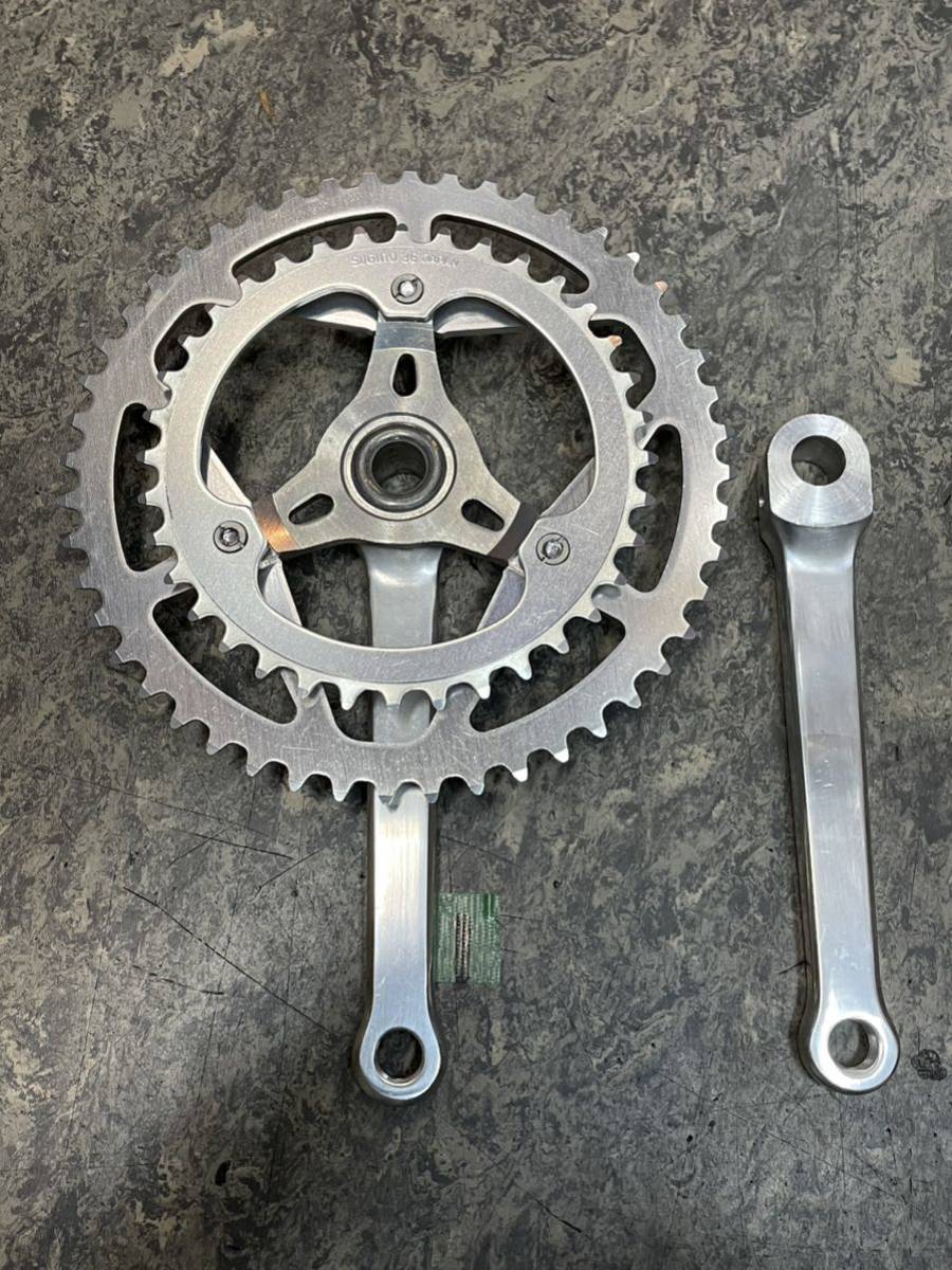 未使用 ビンテージ『スギノ コッタード アルミクランクセット 165mm48×36T』3アーム Sugino Vintage Cranks