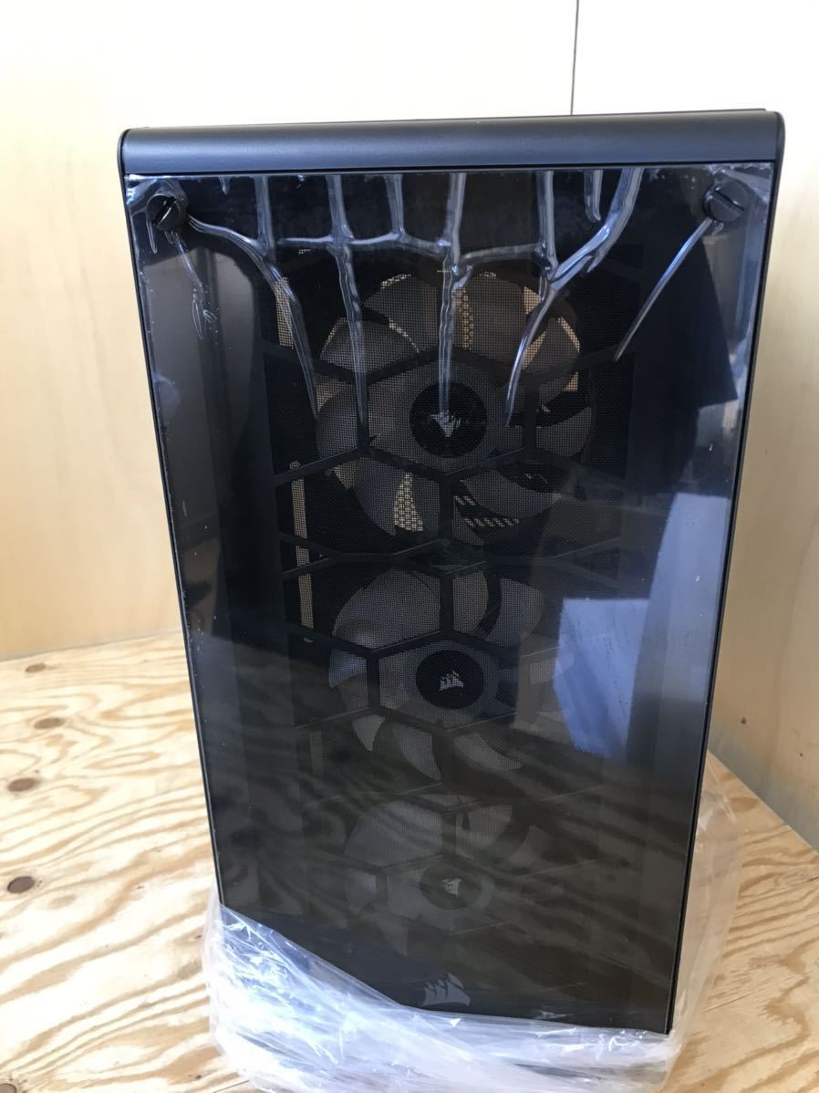 m/2 140 CORSAIR CRYSTAL SERIES 460X RGB middle tower type PC case * breaking the seal settled unused goods, operation not yet verification, long-term keeping goods, outer box what somewhat larger quantity 