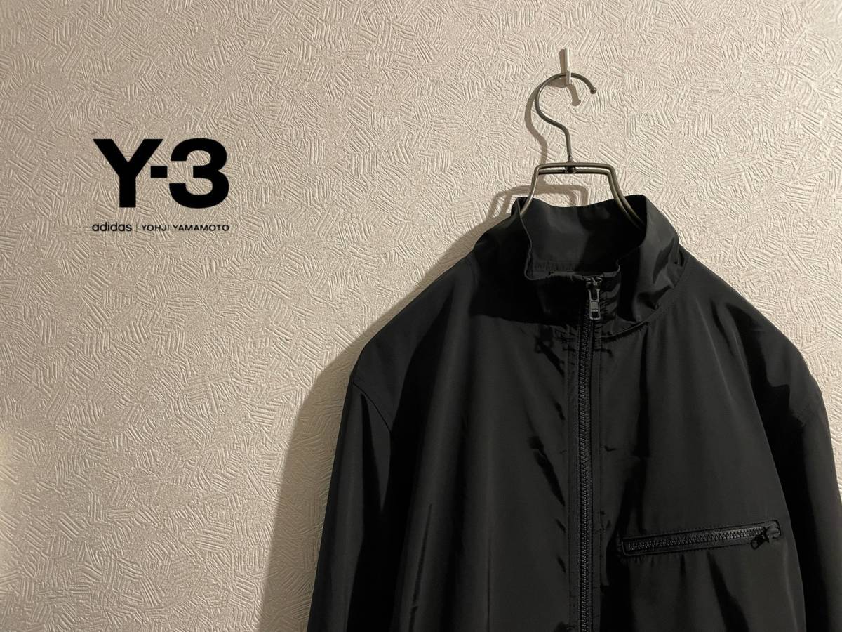 ◯ Y-3 Yohji Yamamoto スリーブ ロゴ ジャケット / ワイスリー ヨウジヤマモト トラック ナイロン ブラック 黒 XS Mens  #Sirchive