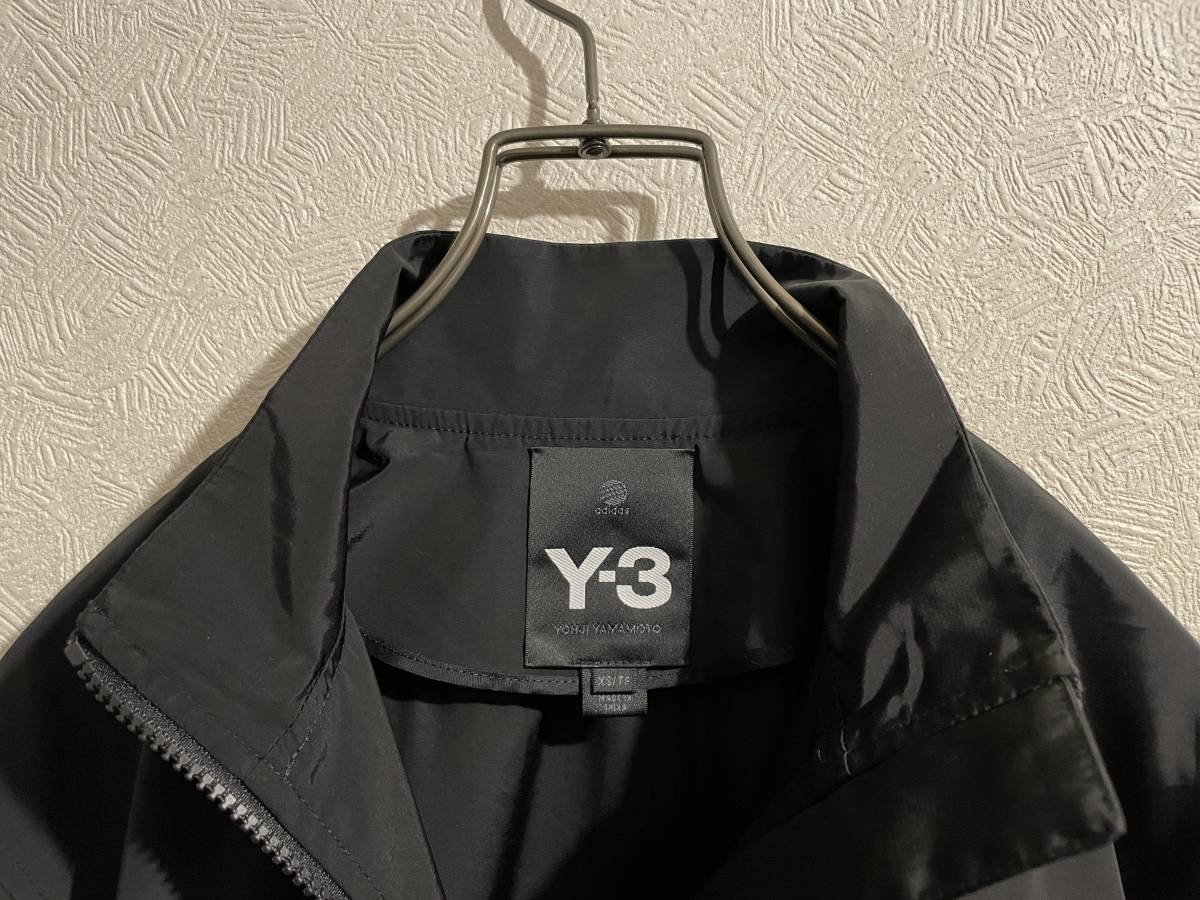 ◯ Y-3 Yohji Yamamoto スリーブ ロゴ ジャケット / ワイスリー ヨウジヤマモト トラック ナイロン ブラック 黒 XS Mens  #Sirchive