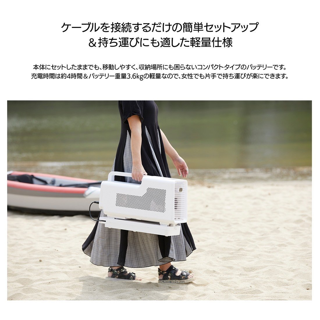 SUNGA ポータブルクーラー ECOOL専用バッテリー TWT-DC001 24V/22.5A