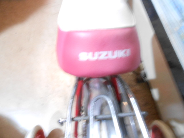 昭和レトロ　ポップ　７０年代　未使用　SUUKI　スズキ　子供自転車　１６インチ　店舗飾り　レストア用　雑貨　ビンテージ_画像2