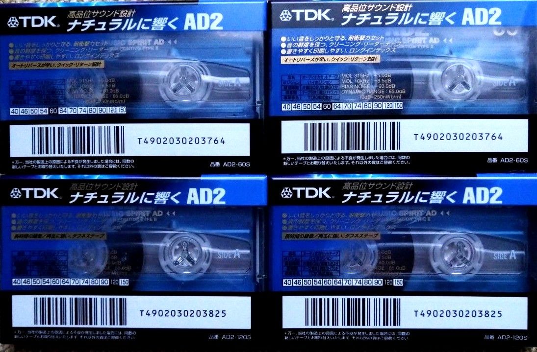 5%OFF】 TDK AD2-60N カセットテープ kidsk.com.co