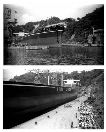 飯野海運タンカー 真邦丸 建造工程写真 5(昭和37年)20枚の画像3
