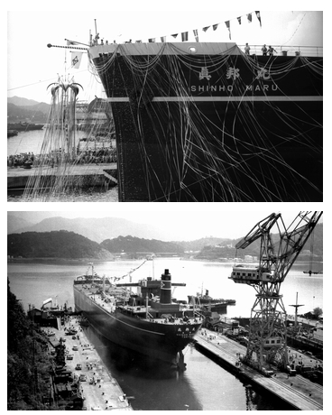 飯野海運タンカー 真邦丸 建造工程写真 5(昭和37年)20枚の画像6