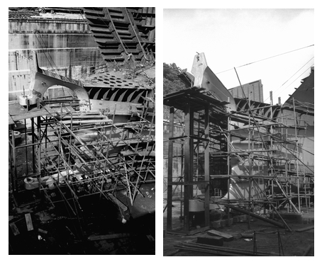 飯野海運タンカー 真邦丸 建造工程写真 2(昭和37年)20枚の画像4