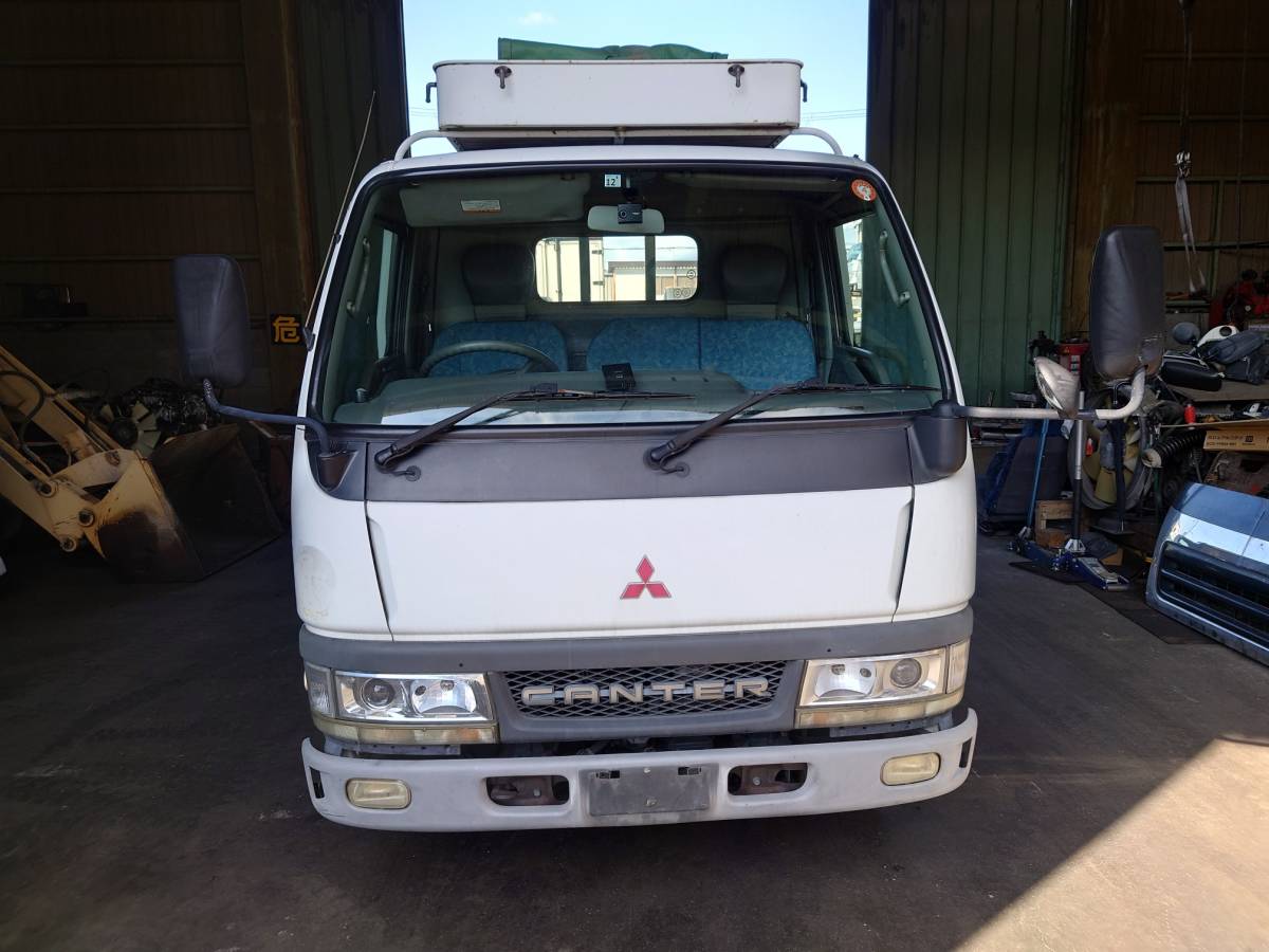 DPF none flat deck standard long standard Canter Mitsubishi 5MT 3 pedal Heisei era 13 year 12 month KK-FE52EE 4M51 5,200cc truck 2023012704 0427