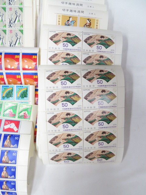 1A052◎日本郵便 NIPPON 近代美術シリーズ/切手趣味週間/記念切手など 切手 計1520枚 額面 7600円分◎未使用品の画像7