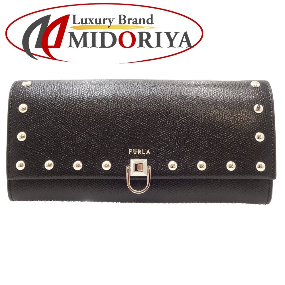 翌日発送可能】 フルラ Furla 083151【中古】 / ブラック レザー 長