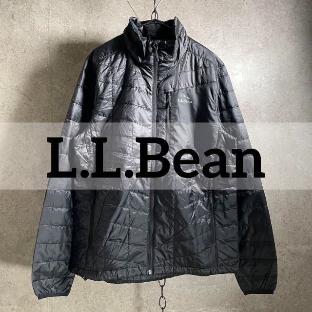 【新品】L.L.Bean ナイロンジャンパー　ジャケット　黒　プリマロフト_画像1