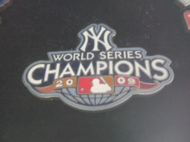 2009 ヤンキース ワールドシリーズ優勝 チャンピオン MLB公認 ピンバッジ 5個セット 未開封 松井_画像2