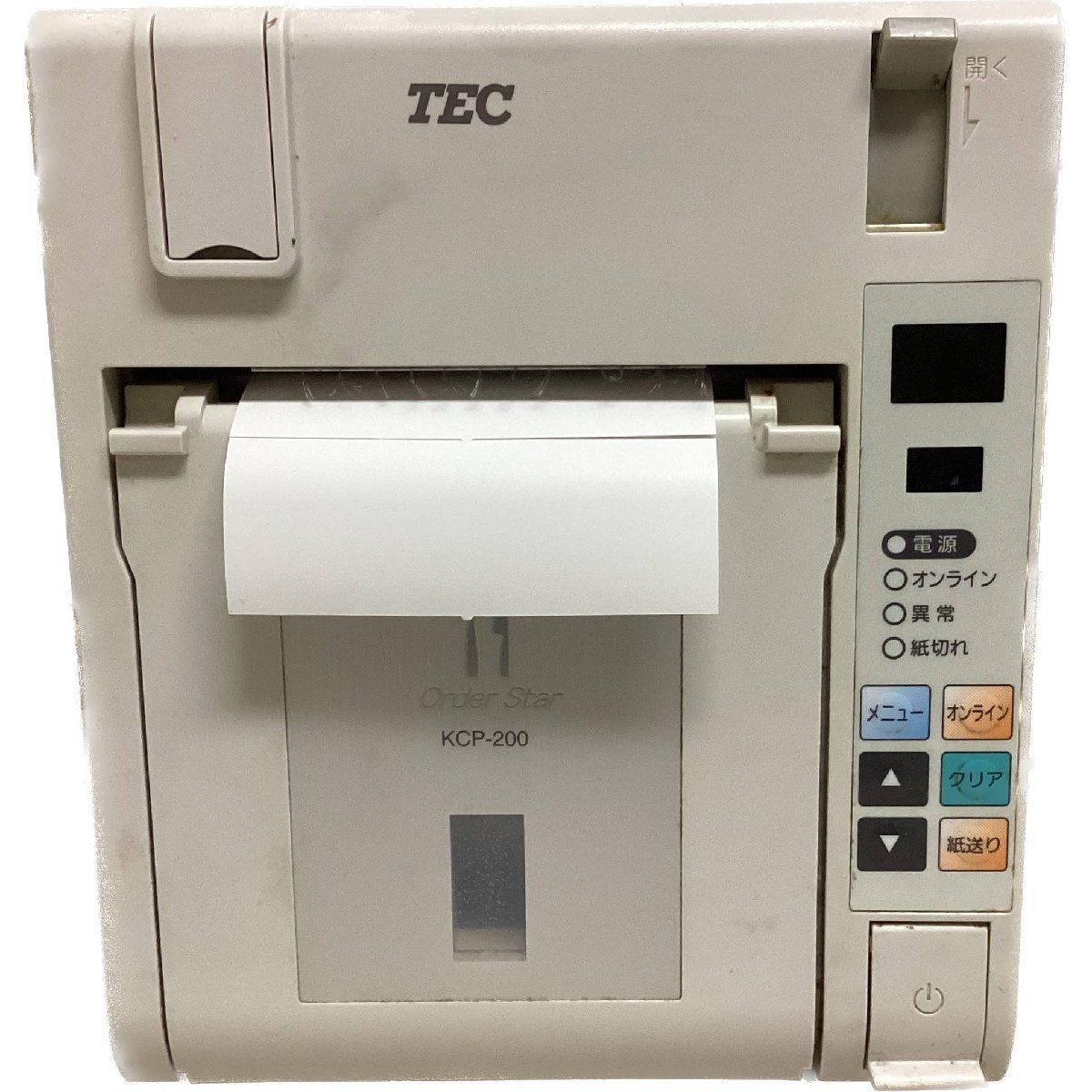 TEC KCP-200 キッチンプリンタ リモートプリンタ オーダーシステム 店舗用品 印字テスト済 東芝テック W721の画像1