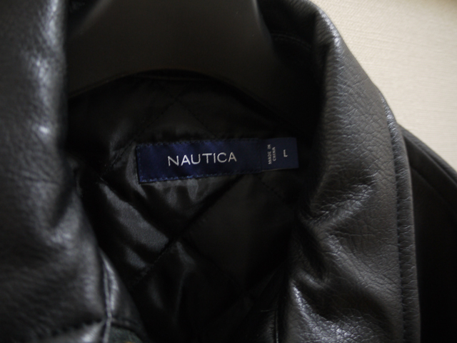 半額SALE☆ NAUTICA ノーティカ Vegan Leather Jacket tdh