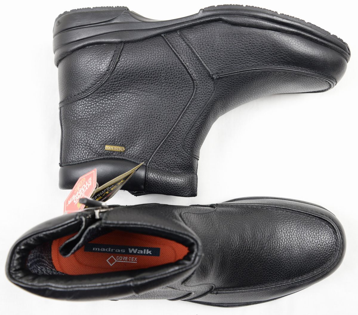 ●madras Walkマドラスウォーク防水 メンズ ブーツ(SPMW5476,黒,25.0EEEE,ゴアテックス,防滑ソール)新品_画像3