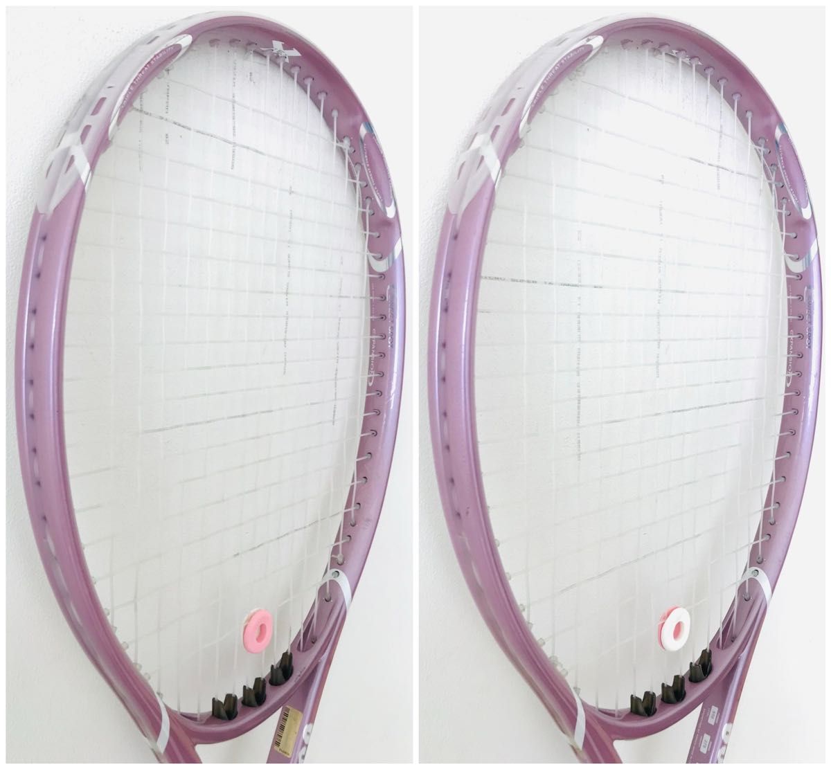 【新品同様】プリンス『O3ハイブリッドシエラ』テニスラケット／G1／軽量／ピンク