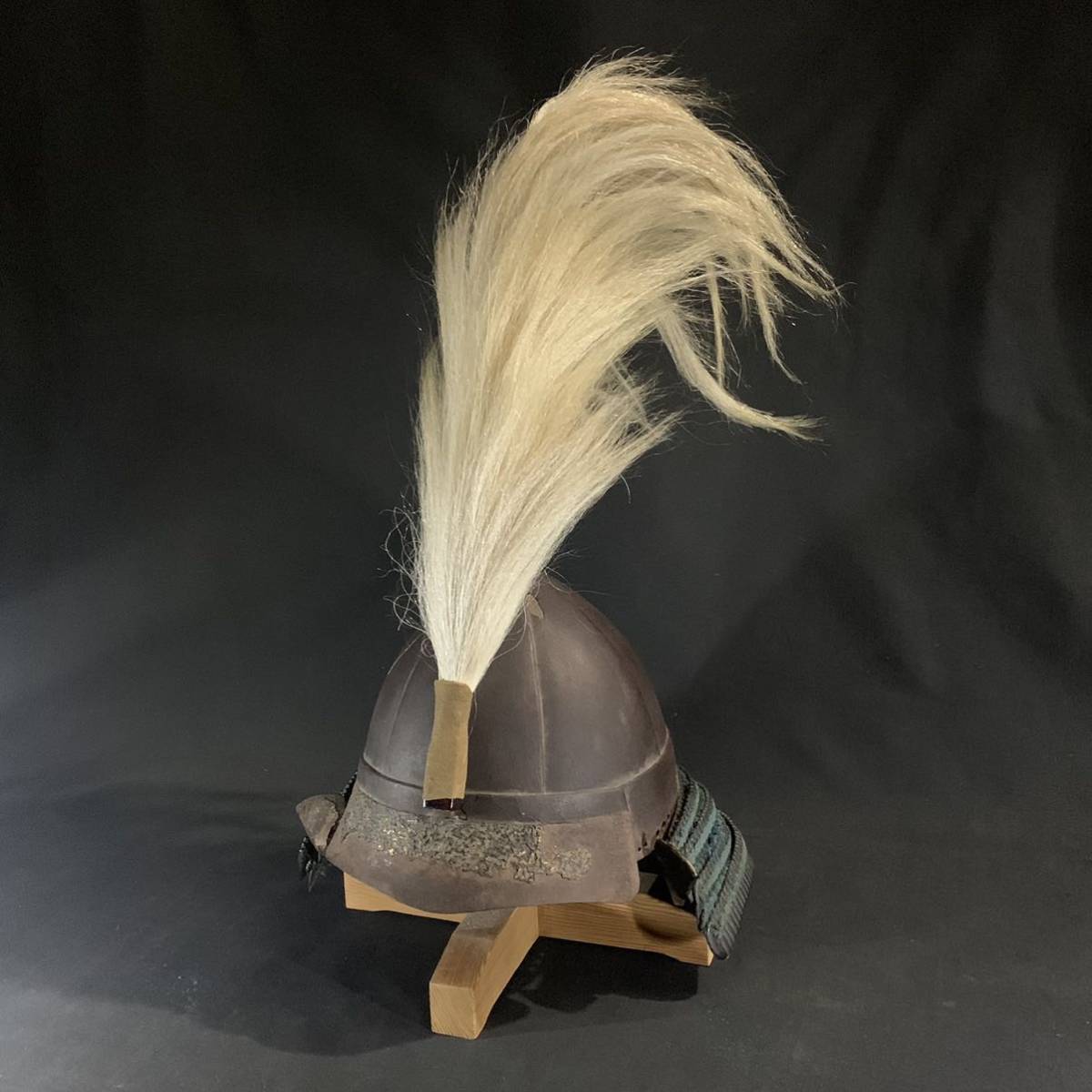 2022年製 新品】 時代 鉄兜 本歌 兜 鎧 防具 骨董 古美術 (C26B#O