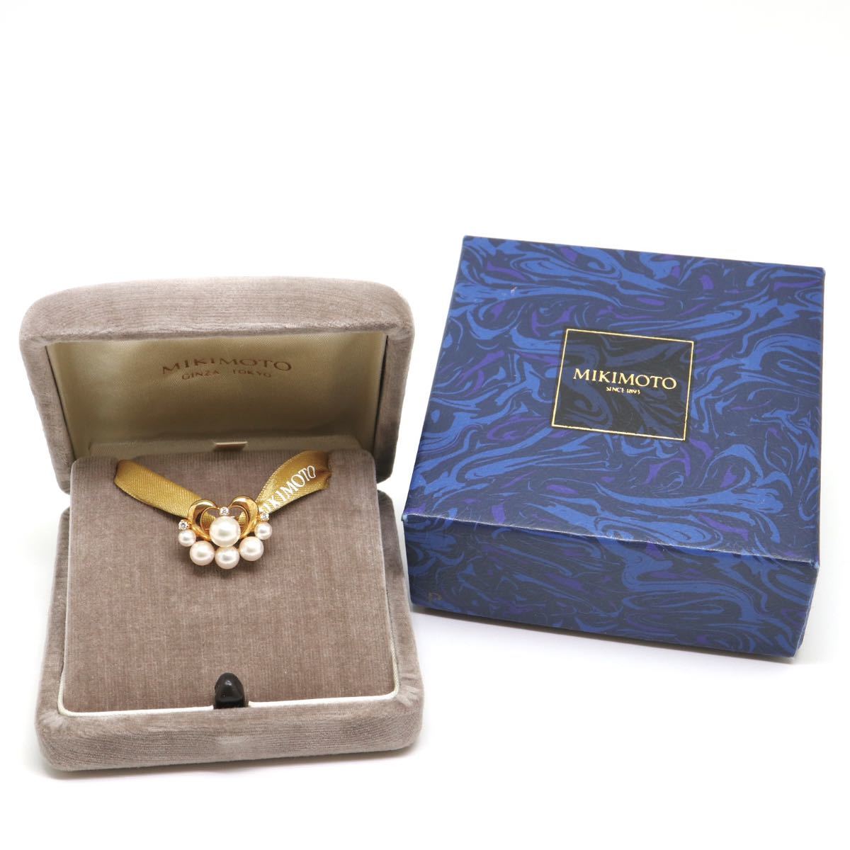 新品入荷 MIKIMOTO ミキモト 天然アコヤ本真珠 ペンダントトップ K18YG
