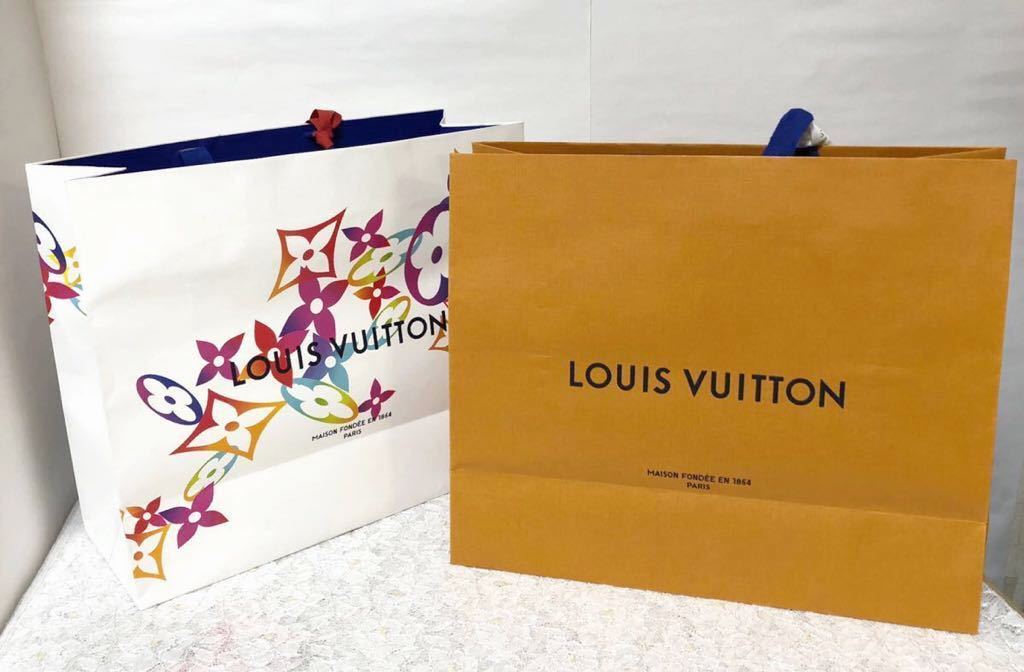 ルイヴィトン「LOUIS VUITTON」ショッパー2枚組2020クリスマス ルイヴィトン「LOUIS VUITTON」ショッパー2枚組2020クリスマス
