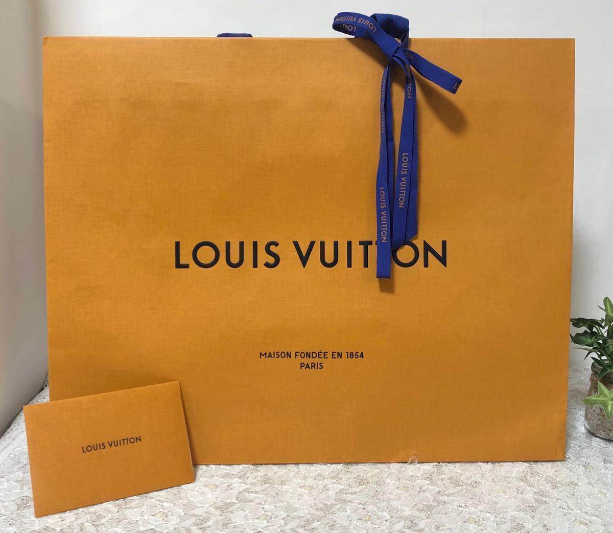 ルイヴィトン「LOUIS VUITTON」ショッパー 特大サイズ・リボン170cm