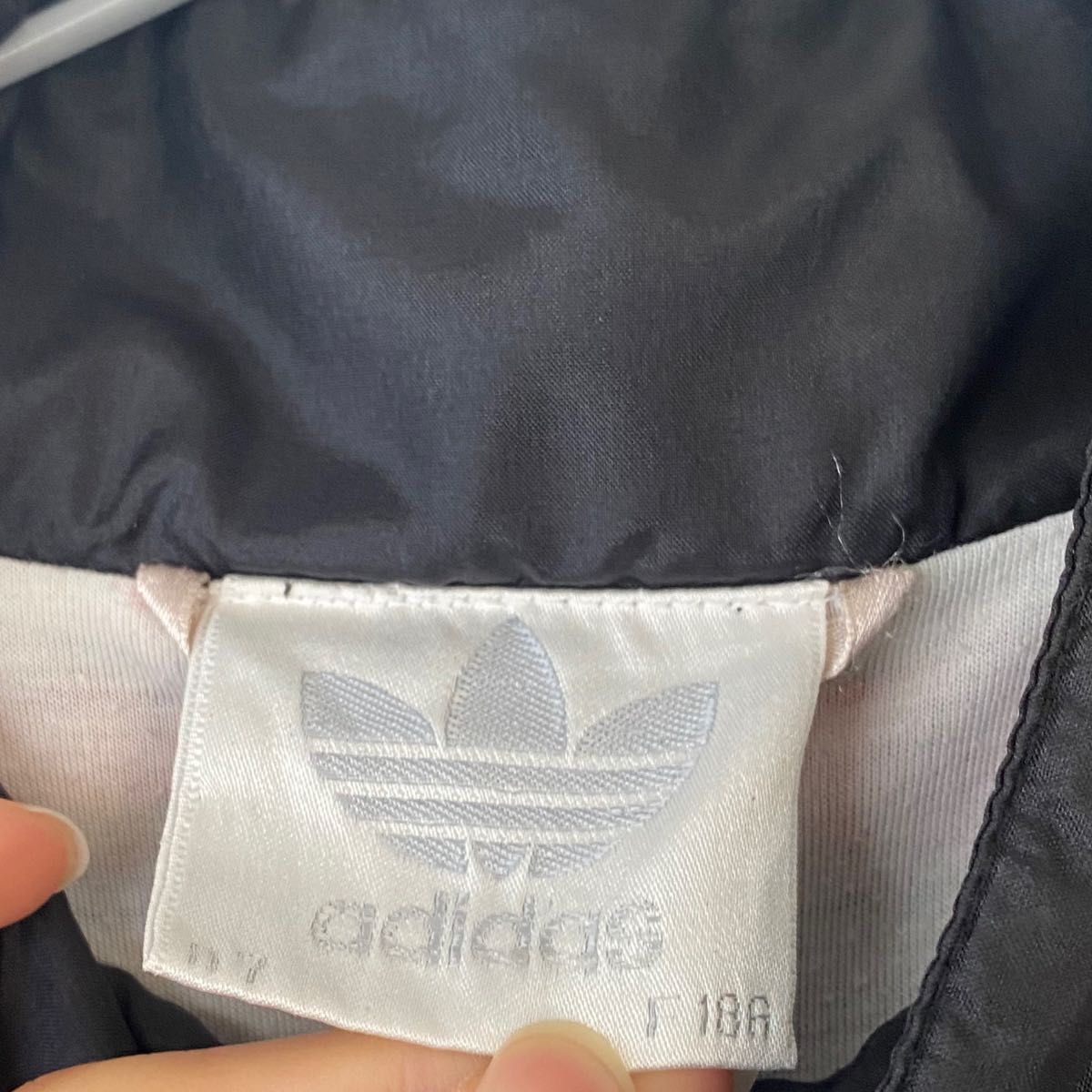 adidas 90s 銀タグ ナイロンジャケット 好配色 デッドストック