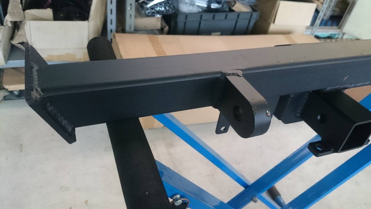 1000 jpy selling out [. meaning devising possible person ] hitchmember bumper rear bumper welding literary creation iron width 86 centimeter 4WD off-road vehicle equipment .