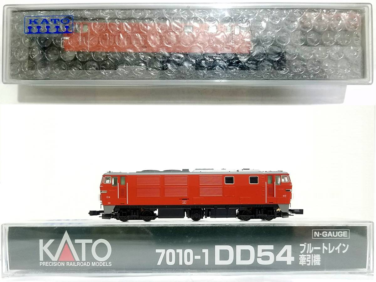 新品同様品 KATO 7010-1 DD54 ブルートレイン牽引機(M) 出雲 ディーゼル機関車 鉄道模型 Nゲージ 動力車(M車) カトー N-GAUGE_画像2