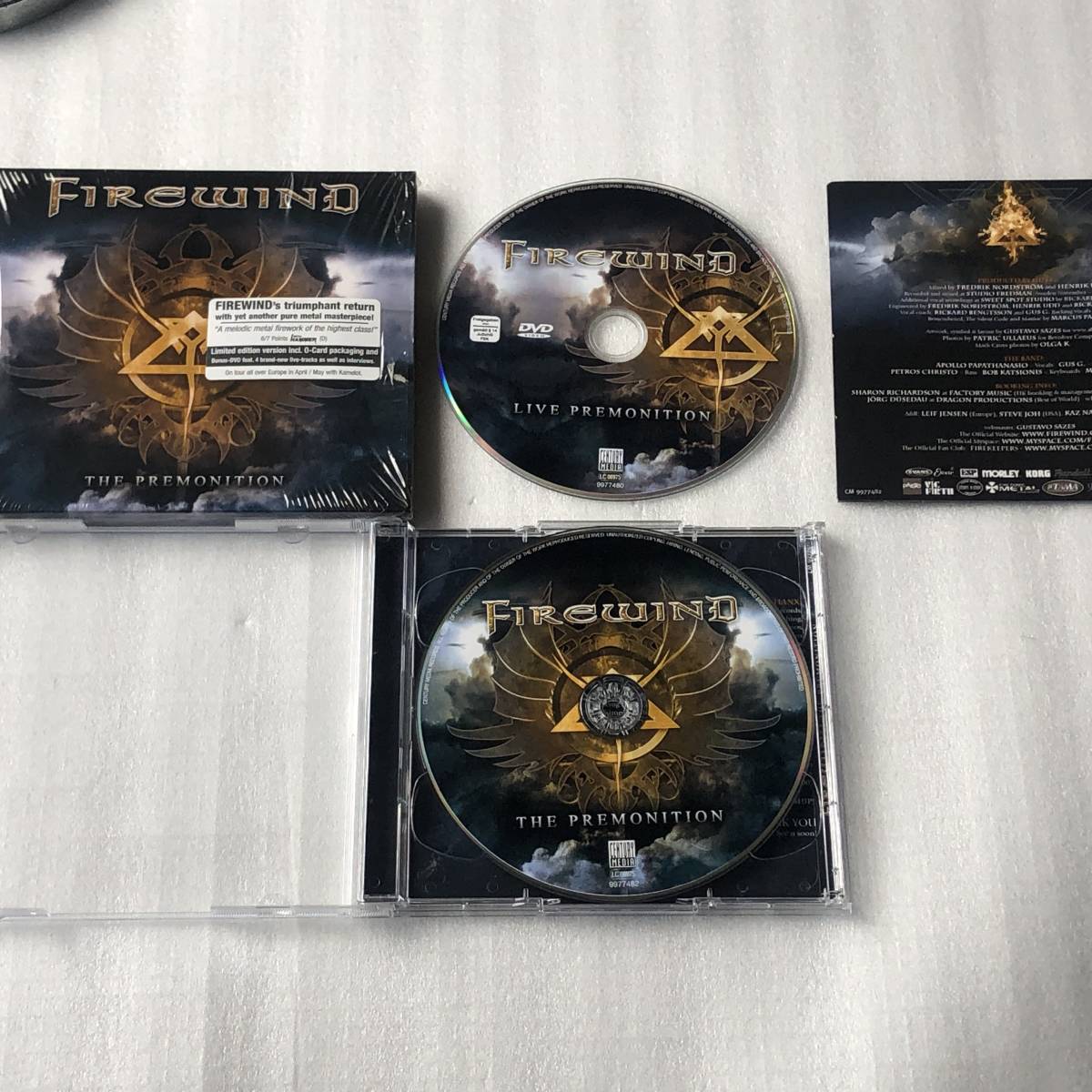 中古CD Firewind ファイアーウィンド/The Premonition 5th ギリシャ産HR/HM,メロパワ系_画像3