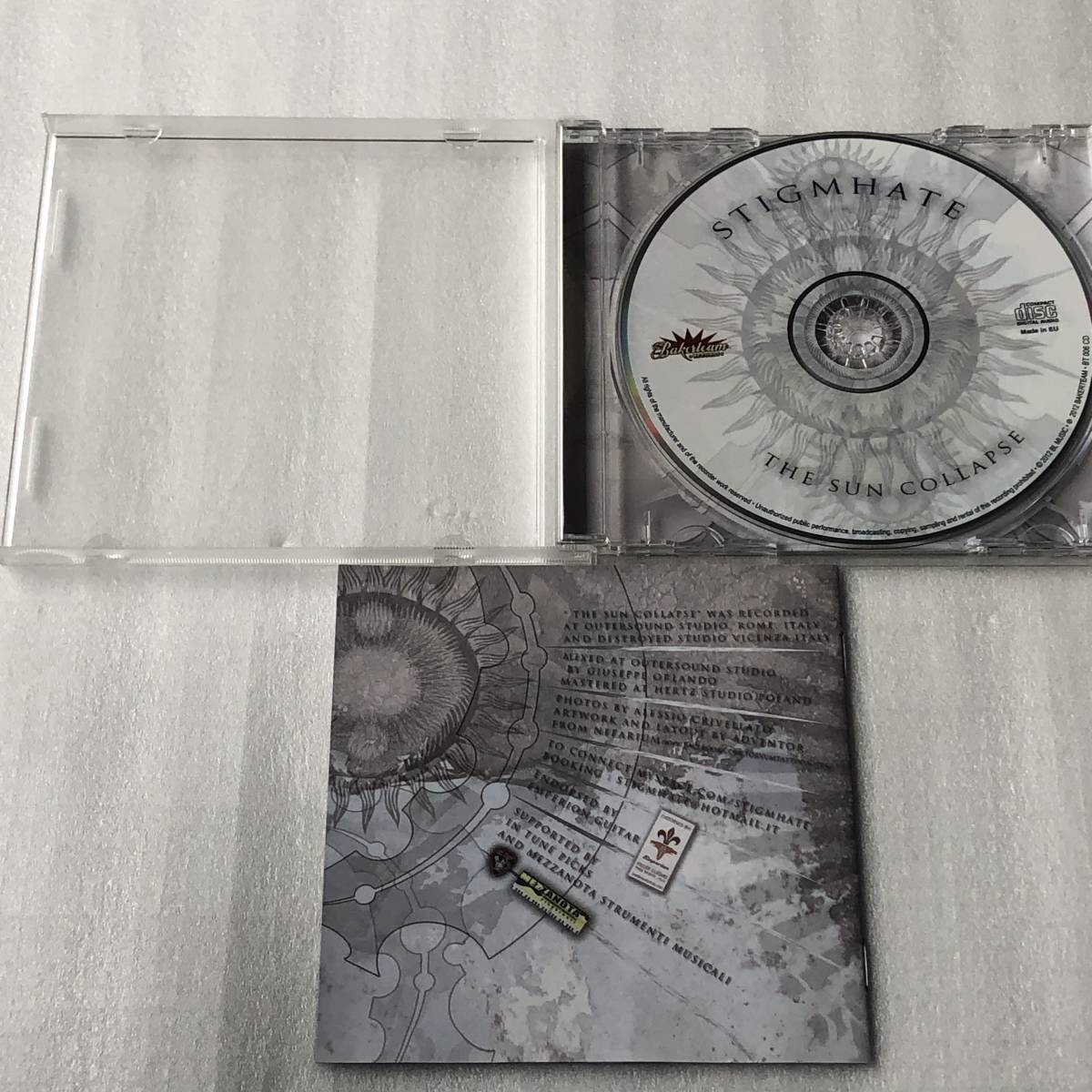 中古CD Stigmhate スティーグメイト/The Sun Collapse 3rd イタリア産HR/HM,ブラック系_画像3