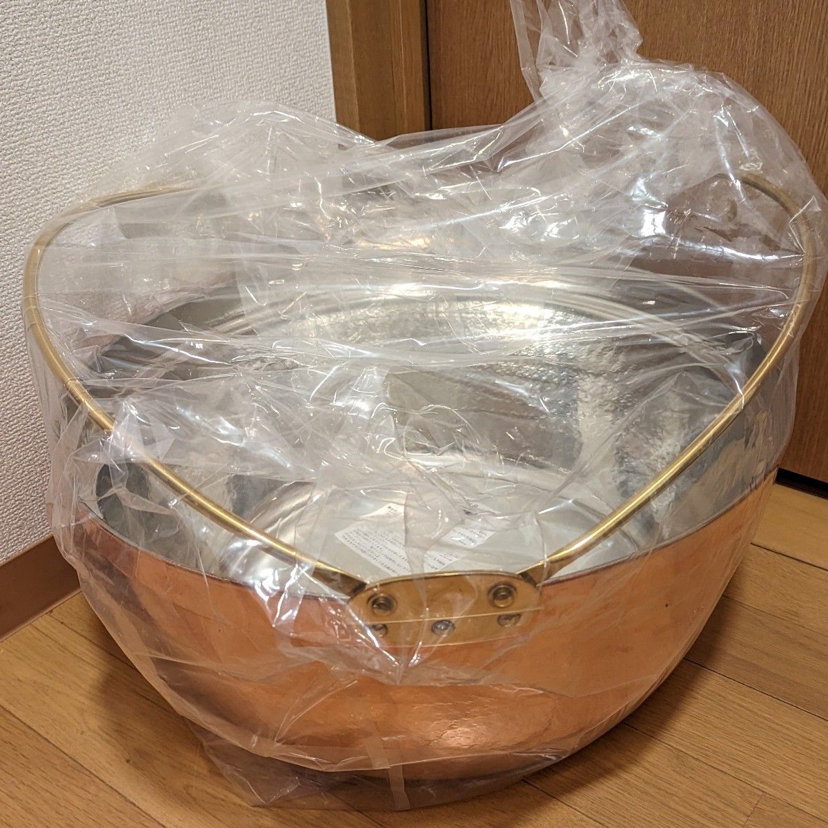 日本製 銅 鍋 つる付き 45cm 19.0L 製菓 同鍋料理　業務用