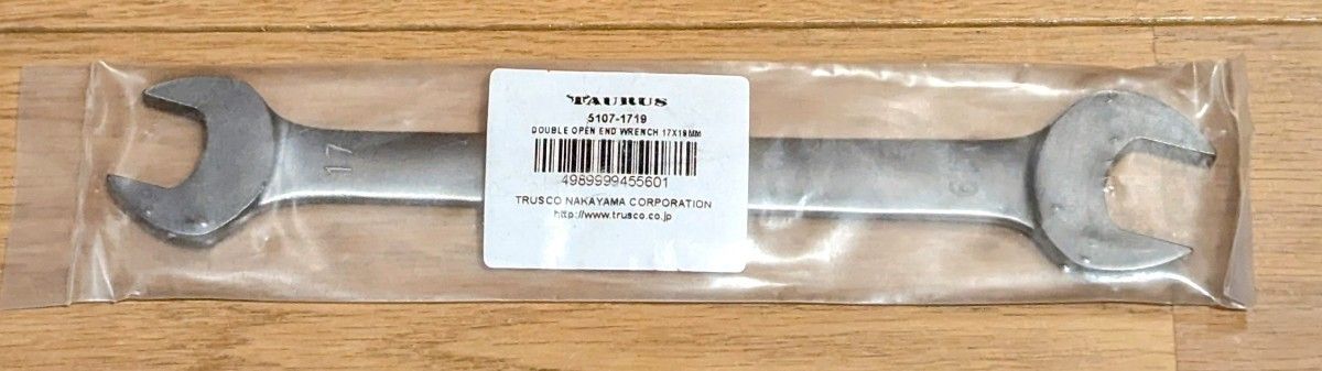極細繊維クロス TAURUS チタン合金製両口スパナ 19mm×22mm 5107-1922 両口スパナ | bran.com.mk