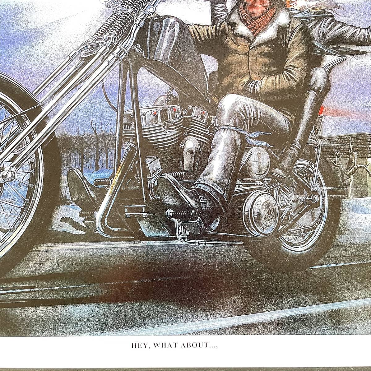 ポスター★David Mann×Easyriders 037『Hey, What About...,』★Chopper/イージーライダー/パンヘッド/ショベル/ヘルズエンジェルズ_画像6