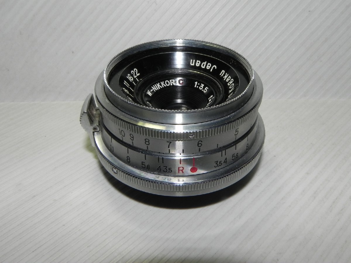 Nippon Kogaku ニコン W-NIKKOR ニッコール 3.5cm/3.5 レンズ(sマウント)_画像2