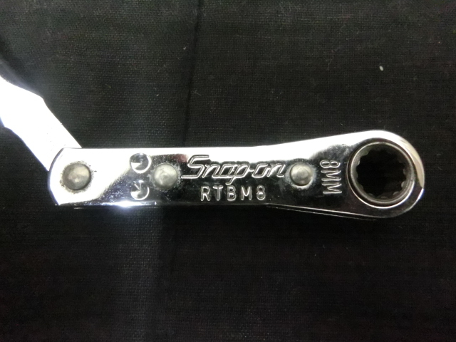 中古品 Snap-on スナップオン Tハンドルラチェット 8mm RTBM8_画像2