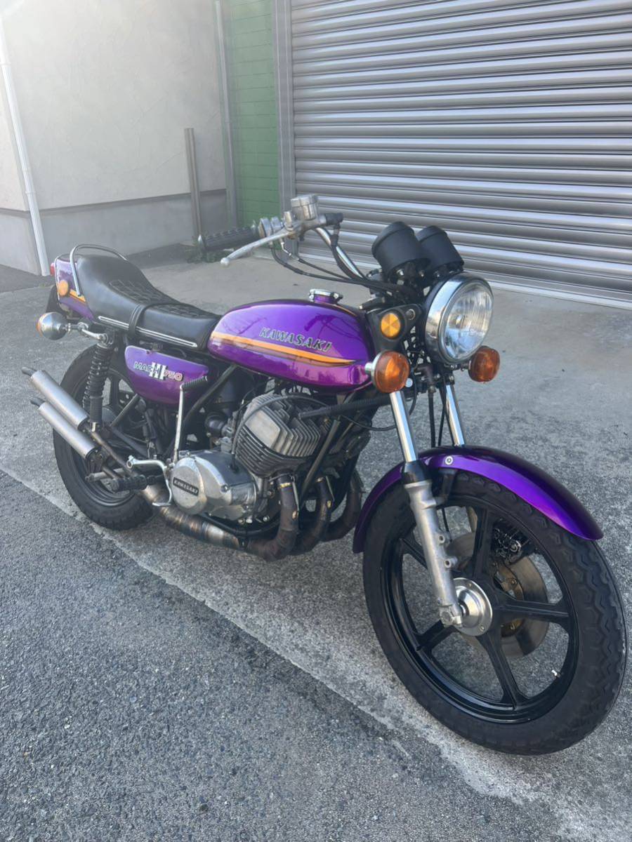 激レア Kawasaki 750ss マッハIII 国内物 Z1 Z2 当時物 絶版車(401cc