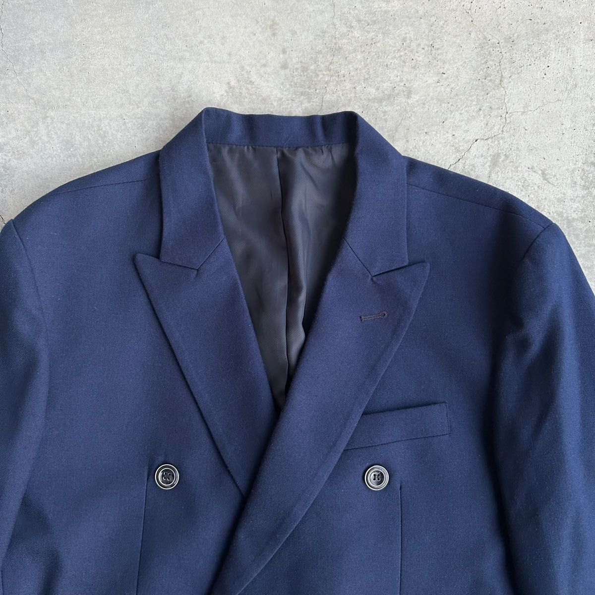 MAX HOMME NEW YORK テーラードジャケット ダブル 紺ブレ ダブル MAX HOMME NEW YORK テーラードジャケット ダブル 紺ブレ ダブル