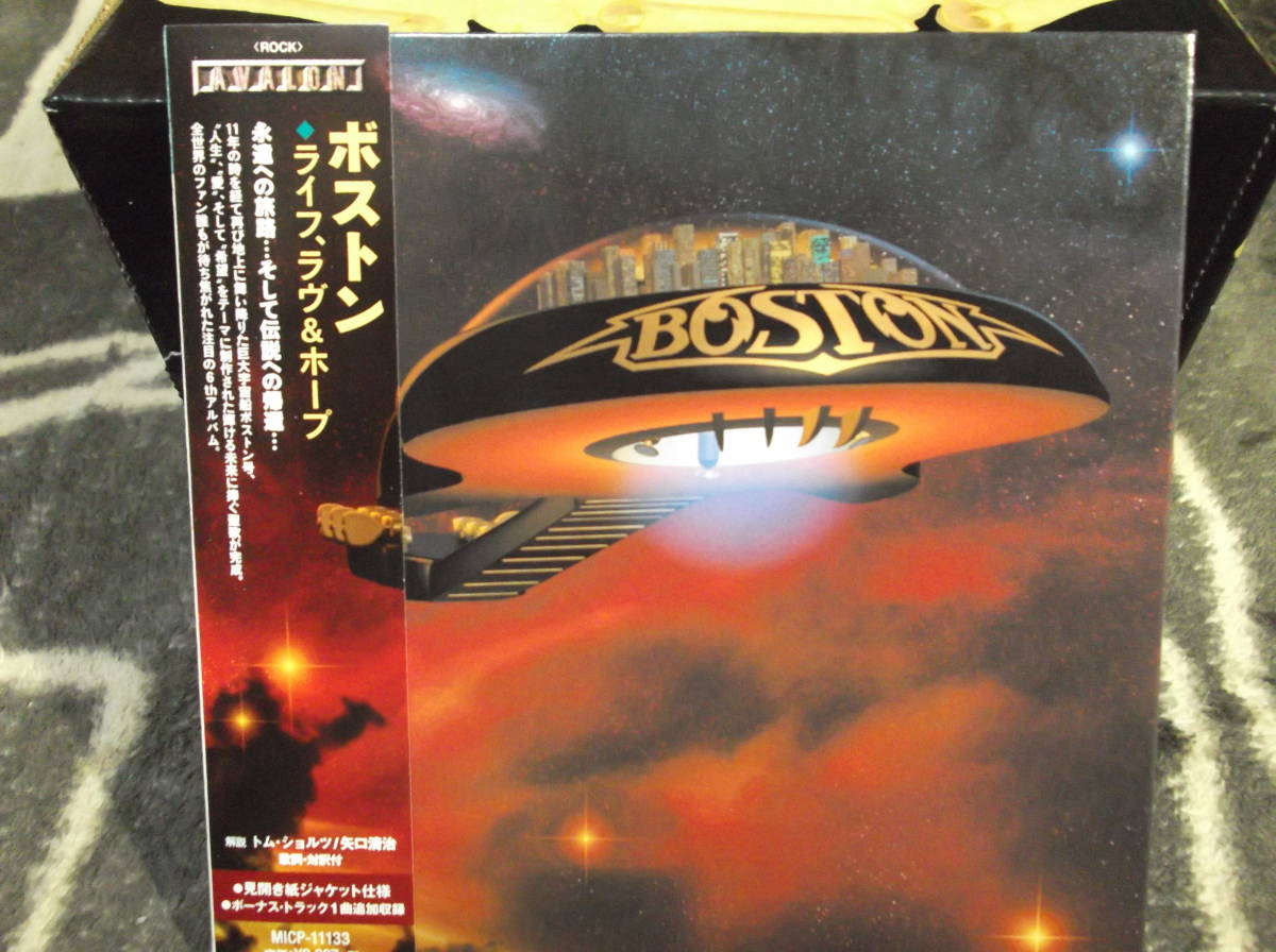 BOSTON[LIFE,LOVE & HOPE]CD紙ジャケ_画像1