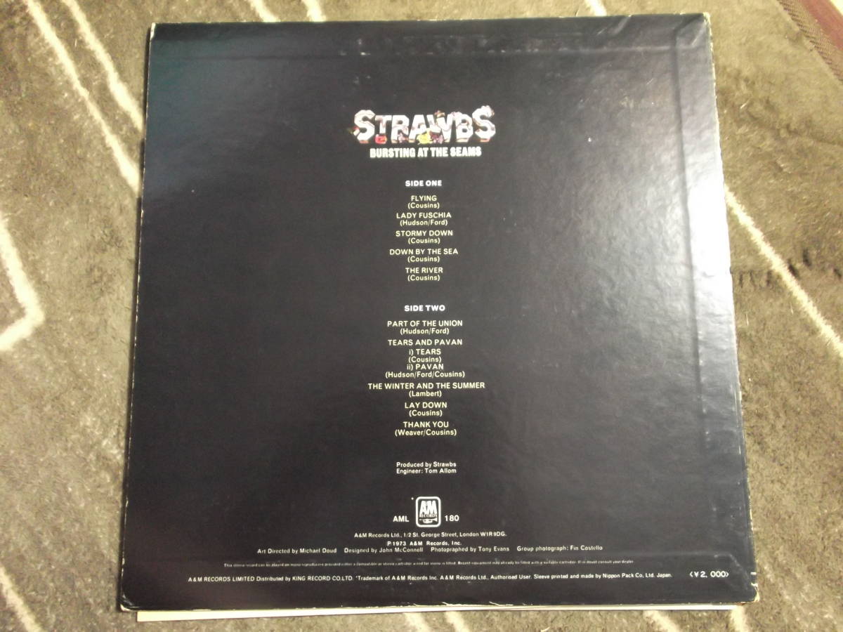 STRAWBS[パート・オブ・ユニオン(バースティング・アット・ザ・シームズ)]LP _画像2