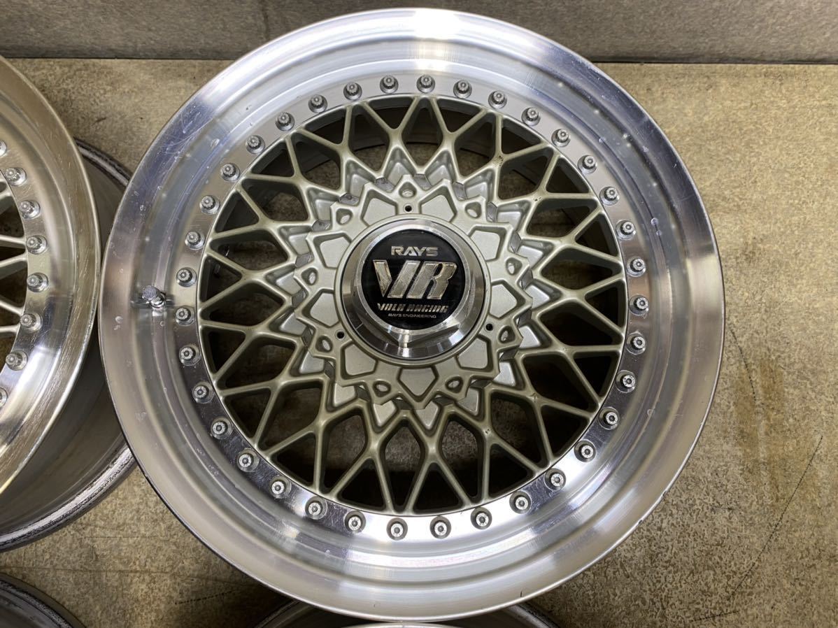 RAYS (レイズ)VOLK RACING VR 15インチ 15X6.5JJ +44 PCD 114.3/5H 中古4本_画像4