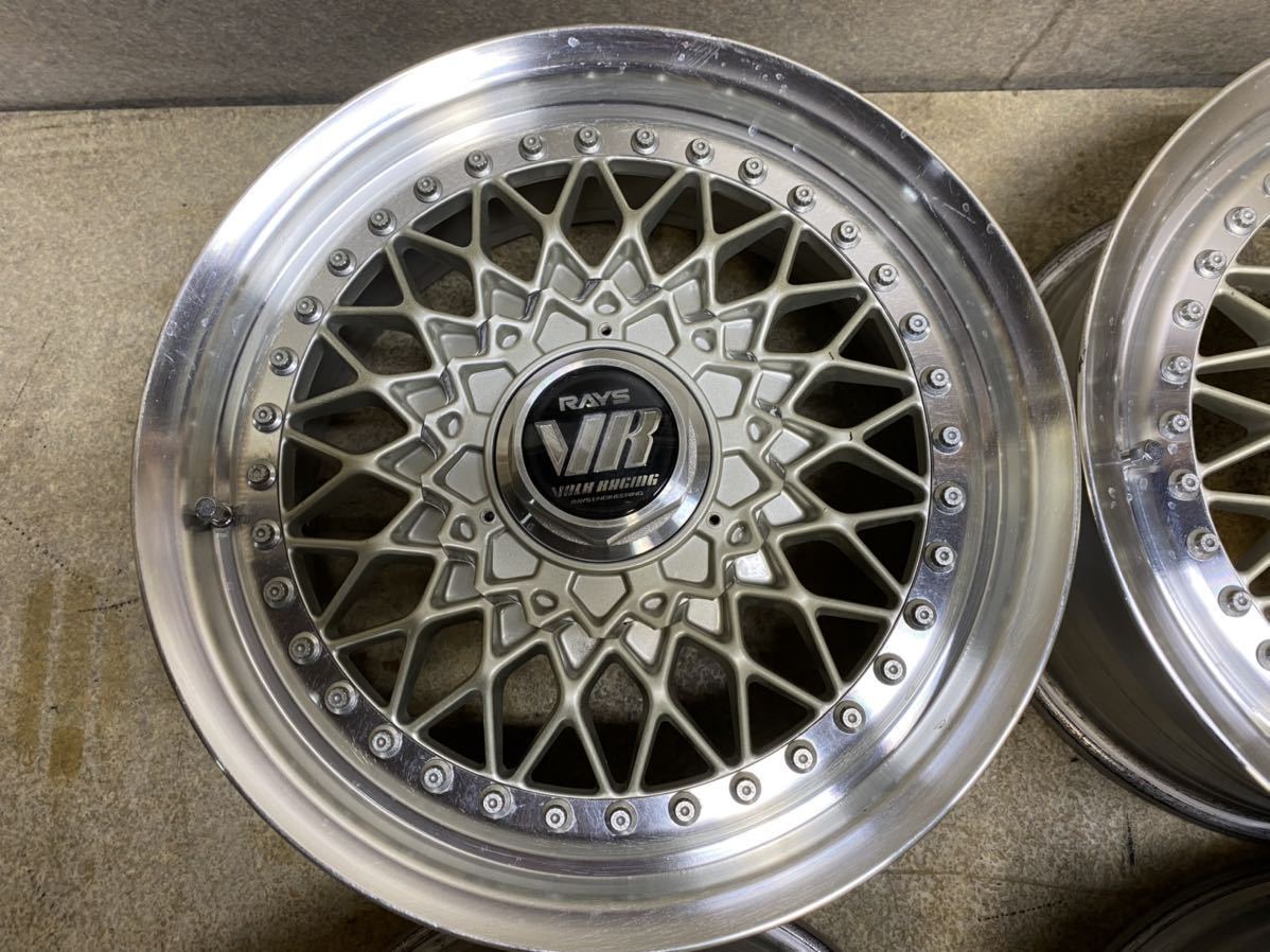 RAYS (レイズ)VOLK RACING VR 15インチ 15X6.5JJ +44 PCD 114.3/5H 中古4本_画像5