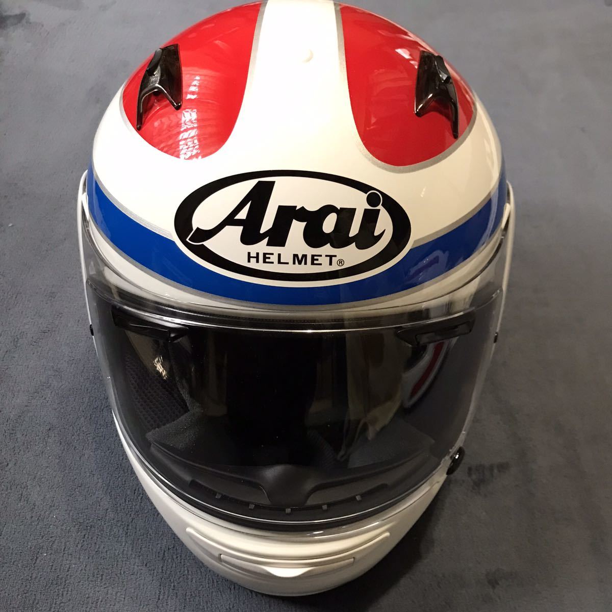 メーカー再生品】 ARAI アライ QUANTM-J フレディ スペンサー L(59-60