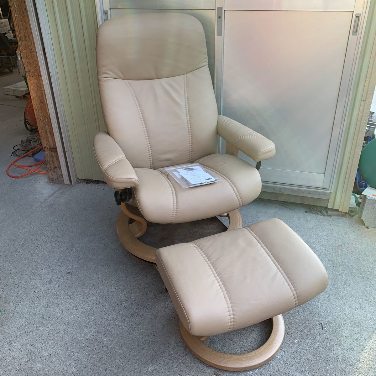 ○ EKORNES エコーネス ストレスレスチェア 本革 リクライニングチェア