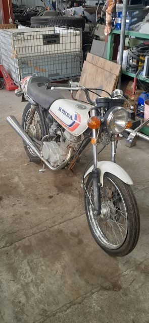 ホンダ CB50JX（6V) CB50J リアアクスルシャフト H348-67_画像8