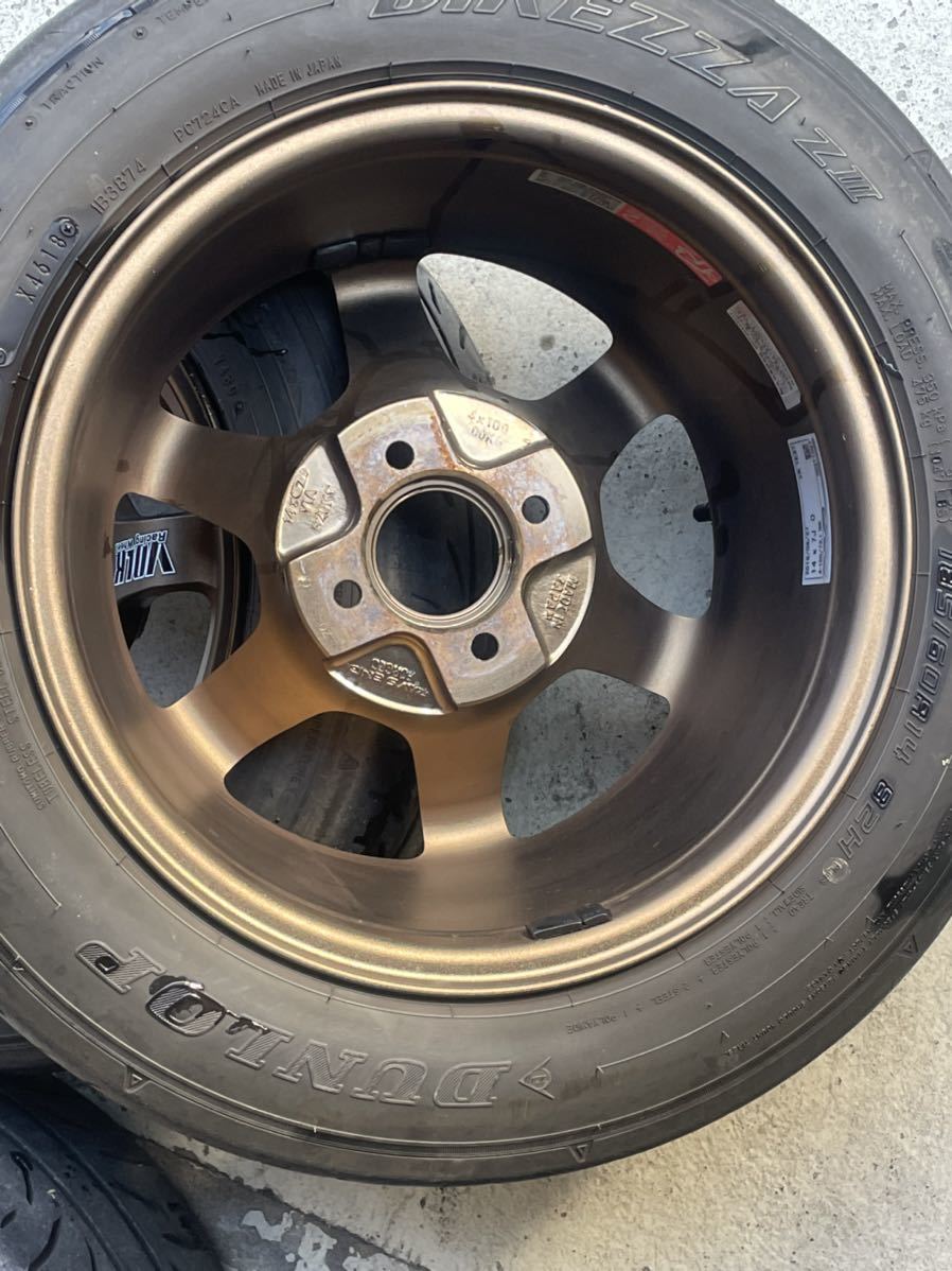 レイズ MTE37 14×7.0J インセット0 PCD100 4本 ロードスター などに