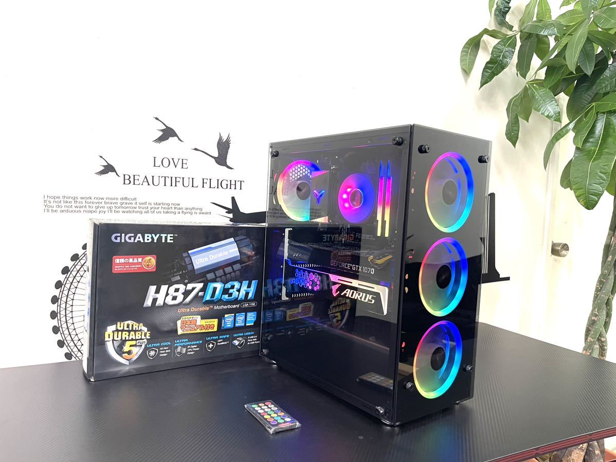 ゲーミング PC / GTX 1070 8G / core i7-4790 /新品SSD 240G / 16GB