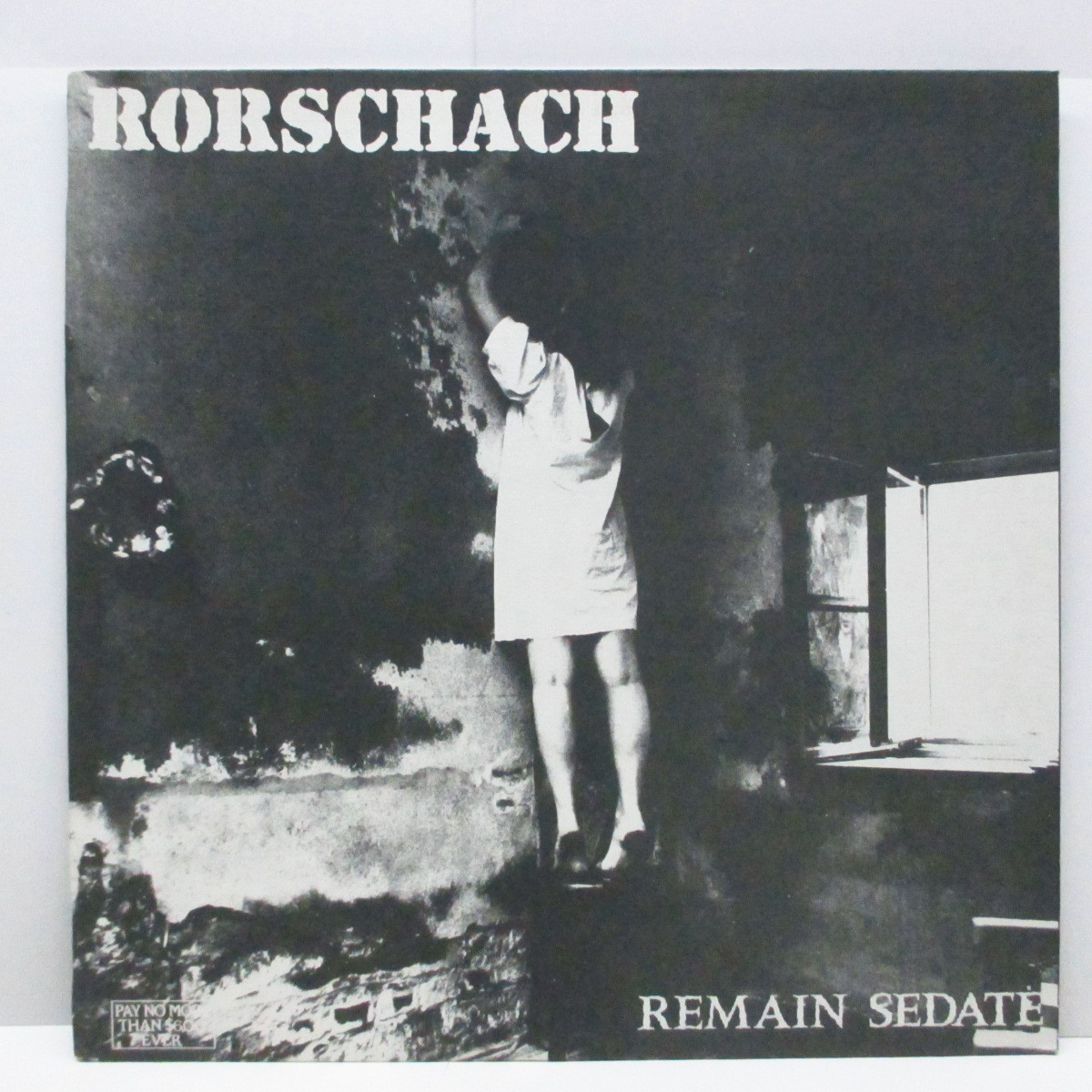 RORSCHACH-Remain Sedate (US 90's 再発 LP+インナー/GERN 015)_画像1