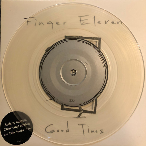 FINGER ELEVEN-Good Times (UK 1,500 Limited Clear Vinyl 7-Nu_画像2